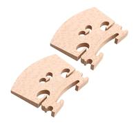 Violín de Puente, 4/4 Violín Puentes, Madera de Arce Puentes de Violín, Madera de Arce Violín Cuerdas Puente, Violin Maple Bridge, Violin Parts, para Piezas de Repuesto para Violin, 2 Piezas
