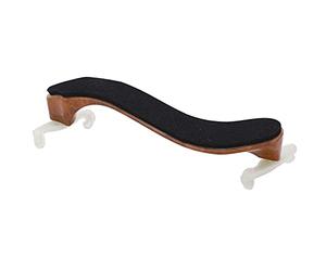 Violín de Reposo en el Hombro BirdSeye Maple Altura de Alta Densidad Ajustable Silicona Anti -Slip Pizzón 3/4 4/4 Color de Madera de Hombro de Violín