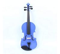Violín de tamaño Completo, Violín de madera de maleza hecha a mano for niños de madera contrachapada, violín de diapasón negro manchado de caoba for principiantes(B,1/8)