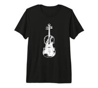 Violín Dibujo Violinista Música Barroca Camiseta Premium