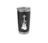 Violín Dibujo Violinista Música Barroca Vaso térmico de acero inoxidable de doble pared