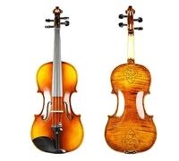 Violín Doble 4/4 Violín Hecho A Mano Violín 4/4 Tono Fuerte Estuche Y Arco Gratis