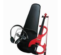 Violín El Violín Electrónico Negro Está Hecho De Madera Maciza Y Pintado Con Aerosol.(Red)