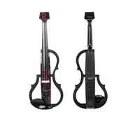 Violín Eléctrico 4/4, Fibra De Carbono, Tecnología Profesional, Rosas Avanzadas, Violín Eléctrico Con Auriculares De Hombro