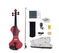 Violín Eléctrico 4/4 Juego De Violín De Madera Maciza De Tamaño Completo Con Estuche De Transporte Puente Sintonizador De Cuerdas De Cable De Audio
