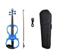 Violín Eléctrico 4/4, Sonido De Equilibrio, Violín Eléctrico De Tamaño Completo, Violín De Madera Maciza Con Preamplificador De Violín, Cable, Arco, Juego De Fundas Negras