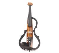 Violín Eléctrico 4/4 Tamaño Completo Color Oscuro con Diseño de y Fibra de Carbono Violín Silencioso para Principiantes y Músicos Profesionales Ideal para Práctica y Presentaciones en Vivo