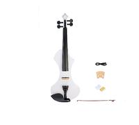 Violín Eléctrico 4/4 Violín De Tamaño Completo 4/4 Cuerdas De Violín Principiante Silenciador Preamplificador Puente Arco Estuche SET