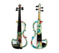 Violín Eléctrico Avanzado Violín Silencioso De Madera Maciza Tamaño Completo 4/4 Accesorios De Ébano Con Piezas