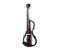 Violín Eléctrico De Fibra De Carbono 4/4, Violín Sin Cabeza Con Arco, Funda De Transporte, Cable Para Auriculares, Soporte Para Hombro, Accesorios De Piezas De Violín