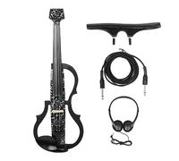 Violín Eléctrico Tecnología 4/4 Copo De Nieve Fibra De Carbono Profesional Avanzado Violín Eléctrico Auriculares De Hombro
