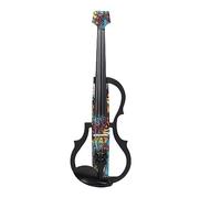 Violín Electroacústico Sin Cabeza, Violín Silencioso De Fibra De Carbono, Actuación Profesional Para Adultos, Electroacústico (Color : 02)