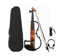 Violín electrónico de gama alta de tamaño completo 4/4, violín silencioso, cuerpo de arce, puesta en escena profesional para principiantes adultos, hecho a mano