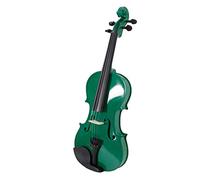 Violín en Miniatura, Modelo de Violín, Estuche for violín acústico 4/4 con resina verde for arco - Juego de violín for principiantes, estudiantes y adultos