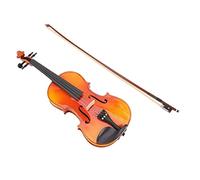 Violín en Miniatura, Modelo de Violín, Violín Con Cuerdas Dominantes, Arco, Estuche, Colofonia Y Hombrera - Tono Claro Abierto(4/4)