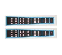 Violin Fingerboard Stickers 2Pcs | PVC Fret Marker for 4/4 Violin/Fiddle | Removable Practice Aid for Beginners & Students