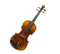 Violín flameado de arce y abeto hecho a mano para examen de grado de aprendizaje básico con estuche, traje de violín para principiantes