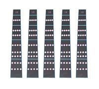 Violin Fretboard Stickers for Beginners | 5 - Pack Fingering Guide Tape | No - Mess Adhesive for 1/4 3/4 1/8 Violin | Learn Scales & Notes Faster (1/8)