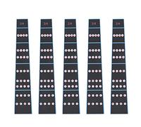 Violin Fretboard Stickers for Beginners | 5 - Pack Fingering Guide Tape | No - Mess Adhesive for 1/4 3/4 1/8 Violin | Learn Scales & Notes Faster (3/4)
