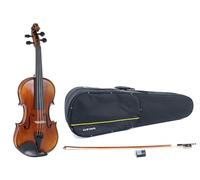 GEWA Violín serie Maestro 2 VL 4, 1/4 listo para jugar, incluye formetui, arco Massaranduba y cuerdas Larsen Aurora