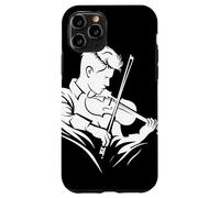 Violín Guy Drawing Cello Bluegrass Music Carcasa para iPhone 11 Pro