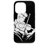 Violín Guy Drawing Cello Bluegrass Music Carcasa para iPhone 13 Pro