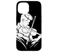 Violín Guy Drawing Cello Bluegrass Music Carcasa para iPhone 15