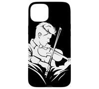 Violín Guy Drawing Cello Bluegrass Music Carcasa para iPhone 15 Plus