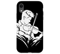 Violín Guy Drawing Cello Bluegrass Music Carcasa para iPhone XR