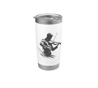 Violín Guy Graphic Música barroca para niños Vaso térmico de acero inoxidable de doble pared