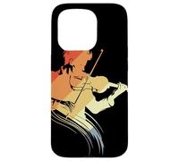 Violín Guy Vintage Look Viola Música Barroca Carcasa para iPhone 15 Pro