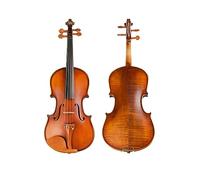 Violín Hecho A Mano Con Varillas De Madera Colgantes Y Accesorios De Ébano De Azufaifa Con Patrón Mate, Caja Cuadrada De Espuma Con Arco Octogonal (Color : 4/4)