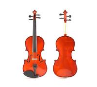 Violín Hecho A Mano Con Varillas De Madera Colgantes Y Accesorios De Ébano Jujube Con Patrón Mate, Caja Cuadrada De Espuma Con Lazo Octogonal (Color : 3/4)