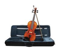 Violín Instrumento Musical De Violín 4/4 Violín Acústico De Madera De Abeto Con Estuche Juego De Accesorios De Cuerdas De Tela Con Soporte Para Hombros Y Arco(SET1)