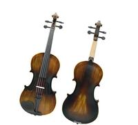 Violín instrumento musical Violín 4/4 Juego De Violín Vintage Con Estuche Accesorios(6 Set)