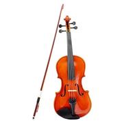 Violín Instrumentos Musicales Kit De Violín Acústico Profesional 4/4 En Barniz Natural Incluye 2 Arcos Y Un Juego Completo Accesorios Para Principiantes(4-4)