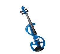 Violín Juego de violín eléctrico de Madera Maciza de tamaño Completo 4/4, Cable de Audio, Arco de Madera de Brasil