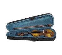 Violín Juego De Violín Retro Con Diapasón De Ébano Afinador De Arco Reposabrazos Accesorios Para Principiantes 4/4(Set1)