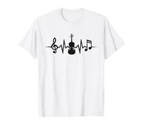 Violin Latido del Corazón Orquesta Violinista Camiseta