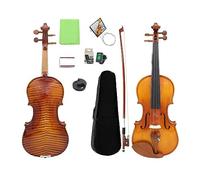 Violín Mate Brillante Violín De Arce Y Abeto Violín De Actuación Profesional Que Incluye Accesorios (Color : 3/4 light)