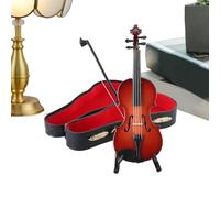 Violín Miniatura Accesorio De Decoración Para Exhibición Realista