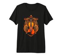 Violín Mirada cómica Violinista Música barroca Camiseta Premium
