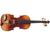 Violin modelo estudio con tapa maciza de abeto. Aros y fondo en arce flameado sólido. Diapasón de ébano.