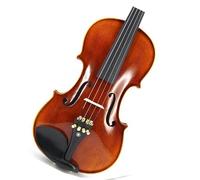 Violín natural flameado hecho a mano Violín de madera de arce Violino 4/4 3/4 1/2 1/4 Instrumentos de cuerda(Size:4/4)