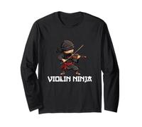 violín ninja tocando Violín Manga Larga