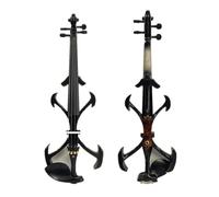 Violín Nuevo modelo de violín eléctrico 4/4 de Color negro, madera maciza, 5 cuerdas (Color : 4 strings)