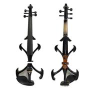 Violín Nuevo modelo de violín eléctrico 4/4 de Color negro, madera maciza, 5 cuerdas (Color : 5 strings)