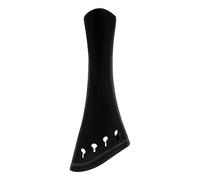 Violin Oblique Tailpiece, 4/4 Size Ebony Violin Tailgut, 11,5 x 4,5 x 2,3 cm Classical Ebony Instrument Accessories, Professional Tuning with Fine Tuners for Musicians