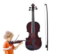 Violín para niños | Herramienta de juego simbólico | Violín práctico principiantes para el hogar Viaje Regalo Familia Cumpleaños Escuela Infantil Niños Niñas