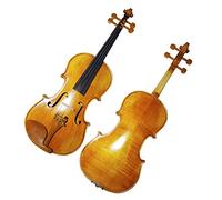 Violín para Principiantes Barniz Artesanal Violín Rayas Naturales Arce 4/4 3/4 Violín Instrumento Musical De Cuerda con Accesorios (Color : 4/4)